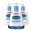 Face Wash by CETAPHIL, Hydrating Gentle Skin Cleanser for Dry to Normal Sensitive Skin, NEW 8 oz 3 Pack, Fragrance Free, Soap Free and Non-Foaming Cetaphil