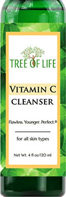 Tree of Life Vitamin C Facial Cleanser | Cleanse, Brighten and Rejuvenate with Vitamin E, 4 Fl oz Tree of Life Beauty