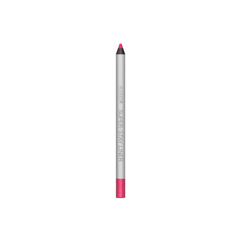 Wunder2 SUPER-STAY LINER Makeup Eyeliner Pencil Long Lasting Waterproof, Glitter Pink , 0.03 Ounce (Pack of 1) Wunder2