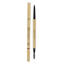 Eyebrow Definer Pencil | Fill in Draw Fine Lines and add volume to your Brows | Long Lasting and Waterproof | Precision Smart Double Ended Design | Mela Beauty Studio Professional Makeup (Dark Brown) Melanie Jovanovic Store