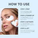 NuFACE MINI+ Microcurrent Facial Device Ultimate Uplift Kit - Brilliant White Face Sculpting & Contouring Device with Aqua Gel, Power Patches, Prep-N-Glow Skin Care Wipes & Luxe Gift Box Infinity Warehouse