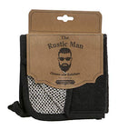 Evriholder The Rustic Man Wash Cloths, Exfoliating Bath Product, Black, Pack of 3 Evriholder The Rustic Man