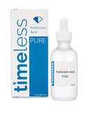 Timeless Skin Care Hyaluronic Acid 100% Pure Serum - 2 oz - Powerful Formula to Rehydrate Skin & Boost Moisture Levels + Relieves Appearance of Skin Tightness - Recommended for All Skin Types Timeless Skin Care