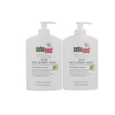 Sebamed Olive Face and Body Wash With Pump for Sensitive Dry and Delicate Skin pH 5.5 Ultra Mild Dermatologist Recommended Cleanser with Olive Oil and Panthenol 13.5 Fluid Ounces (400mL) Pack of 2 SEBAMED