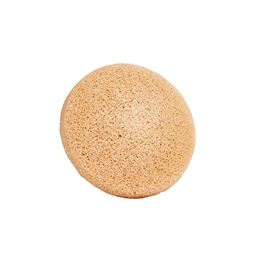 Honest Beauty Gentle Konjac Sponge with Pink Kaolin Clay |Soft Exfoliating Facial Sponge |Buff & Soften Skin | 1 count Honest Beauty