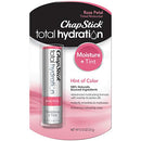 ChapStick Total Hydration Moisture + Tint Rose Petal Tinted Lip Balm Tube, Tinted Moisturizer - 0.12 Oz ChapStick