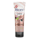 Bioré Rose Quartz + Charcoal Gentle Pore Refining Scrub, Pore Minimizing Facial Scrub, 4 Ounce, Oil Free, Dermatologist Tested, Non-Comedogenic, Cruelty Free, Vegan Friendly Bioré