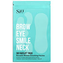 SiO Beauty FaceLift | Neck, Forehead, Eye & Smile Anti-Wrinkle Patches | Overnight Smoothing Silicone Patches For Face, Neck, Forehead, Eye & Smile Fine Lines And Signs Of Aging SiO