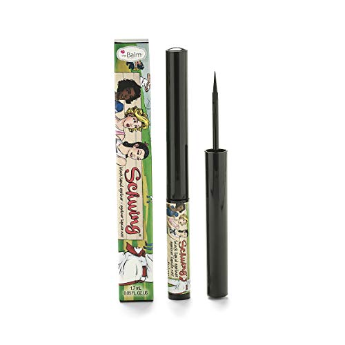 theBalm Schwing Liquid Eyeliner, Black, Matte Finish, 0.05 Fl Oz (Pack of 1) theBalm