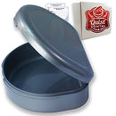 QUIST (TM) Solid Orthodontic Retainer Case (Grey) The Original Quist Dental