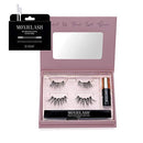 MoxieLash Magnetic Eyelashes with Eyeliner Kit - Essentials Kit Vol 2 - Natural Looking False Eyelashes - Sassy & Baby Lash + Magnetic Eyeliner + Eyeliner Remover Swabs - USA Owned - No Glue MoxieLash