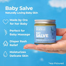 Baby Salve, Diaper Balm Ointment with Organic Coconut Oil, Natural Baby Cream with Calendula, 1 oz Travel Size, Ora's Amazing Herbal Infinity Warehouse