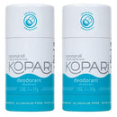 Kopari Aluminum-Free Deodorant Original | Non-Toxic, Paraben Free, Gluten Free & Cruelty Free Men’s and Women’s Deodorant | Made with Organic Coconut Oil | 2 Pack, 2.0 oz Kopari
