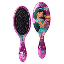 Wet Brush Disney Original Detangler Brush Princess Wholehearted - Jasmine, Dark Purple - All Hair Types - Ultra-Soft IntelliFlex Bristles Glide Through Tangles with Ease Wet Brush
