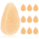 10 Pack Facial Sponge for Daily Cleansing and Gentle Exfoliating - Buff Puff Style Exfoliating Pads Perfect for Removing Dead Skin, Dirt and Makeup - Reusable Puf, Made in The USA IMPRESA