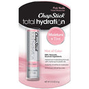 ChapStick Total Hydration Moisture + Tint Pink Nude Tinted Lip Balm Tube, Tinted Moisturizer - 0.12 Oz Chapstick