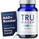 TRU NIAGEN Patented NAD Supplement for Brain Function, Anti Aging & Cell Regeneration, 300mg Niagen, 90 Servings | Supports Cellular Energy, Muscle | Nicotinamide Riboside (NR) Take 1 Daily | 1 Bottle Infinity Warehouse