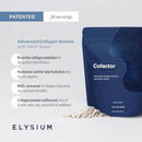 ELYSIUM Cofactor – 4-in-1 Collagen Peptides Powder w/NAD+, Hyaluronic Acid & Vitamin C for Skin, Hair, Nails, Joints & Cellular Health, Collagen Supplements for Men & Women – Unflavored, 28 Servings Infinity Warehouse