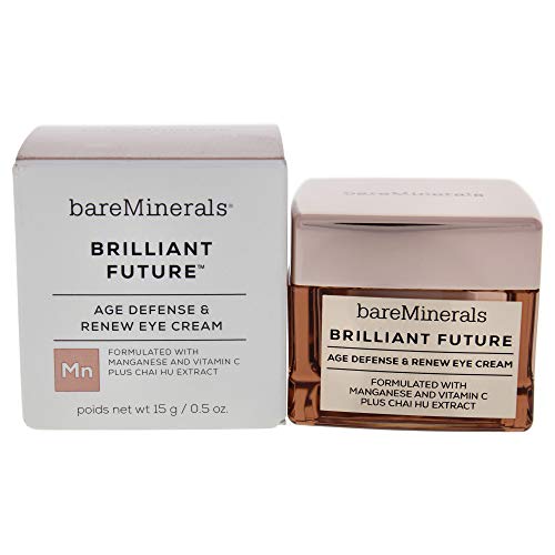 bareMinerals Brilliant Future Age Defense and Renew Eye Cream, 0.5 Ounce, clear bareMinerals