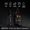 Pure Instinct WANTED The Original Pheromone Infused Essential Oil Perfume Cologne - Men's Collection - TSA Ready (Roll On Bottle 0.34 Fl. Oz./10.2mL) Infinity Warehouse