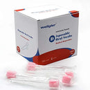 Wellgler's Disposable Oral Care Swabs, Sterile Sponge Mouth Swabs (100pcs, pink) wellgler