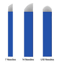 Microblading Needles,Disposable Eyebrow Tattoo Needle,Permanent Makeup Microblading Needles,Manual Blades(S7+S14+U18) 30pcs Yiliu