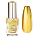 SAVILAND Metallic Gold Nail Polish: Quick Dry Mirror Golden Nail Polish Regular Chrome Fingernail Polish Easy To Use & Remove No Curing Needed Bulk Nail Lacquer for Toes Nail Art DIY Home 0.34 oz Infinity Warehouse