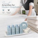 Purely | 150pc set | Hotel Soaps and Toiletries Bulk set | Airbnb Essentials for Hosts | Mini Travel Size Shampoo and Conditioner Sets | Bulk Travel Size Toiletries | Homeless Supplies Bulk Infinity Warehouse