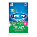 DenTek Fresh Clean Floss Picks, For Extra Tight Teeth, 75 Count DenTek