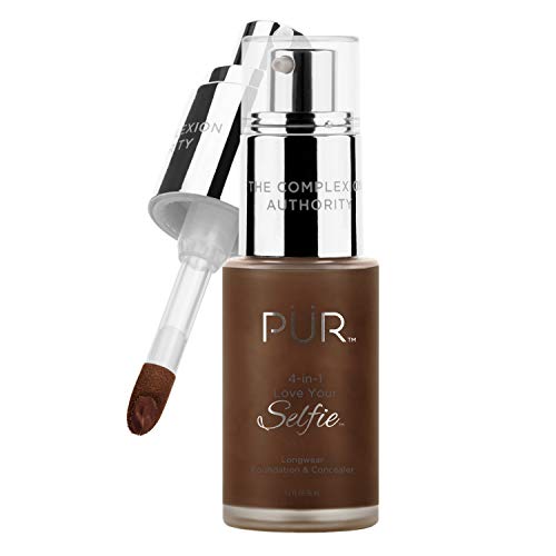 PÜR 4-in-1 Love Your Selfie Longwear Foundation & Concealer, Dpn3, 1.2 Fl Oz PÜR MINERALS