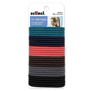 Scunci No-Damage Elastic Stretch Nylon Hairbands in Assorted Colors, 30 Count Scunci