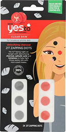 Yes To Tomatoes Detoxifying Charcoal Zit Zapping Dots, Red, 24 Count (1025182) Yes To