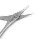 GERMANIKURE Tower Point Cuticle Scissors - FINOX Stainless Steel Professional Manicure Tools in Leather Case - Ethically Made in Solingen Germany - 4705 GERmanikure