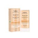 Babo Botanicals Tinted Moisturizing Face Mineral Stick Sunscreen SPF 50 with 70+ Organic Ingredients, Unscented, 0.6 Ounce Babo Botanicals
