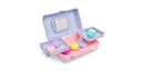Caboodles Stay Retro - Pretty In Petite Makeup Organizer | Compact Carrying Cosmetic Case, Periwinkle Blue Over Pink Caboodles Store