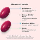 OLLY Ultra Women's Multi Softgels, Overall Health and Immune Support, Omega-3s, Iron, Vitamins A, D, C, E, B12, Daily Multivitamin, 30 Day Supply - 60 Count Infinity Warehouse