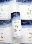 ZZYBIA Homemade Skincare Products Adhesive Labels Stickers for Lip Balm Container Tubes 20pcs (Blue Sapphire) ZZYBIA