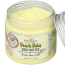 Bella and Bear Beach Baby Body Butter - Moisturizing Shea Cream for Women - Vegan, Cruelty-Free, Oil-Free, Sulfate-Free - Helps Prevents Pregnancy Stretch Marks - Tropical Fragrance - 6.76-oz. Tub Bella and Bear