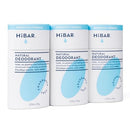 HiBAR Sensitive Deodorant 3-Pack - Unscented Natural Deodorant for Sensitive Skin - Aluminum-Free, Baking Soda-Free, Cruelty-Free, Travel-Friendly Size with Easy Push-Up Applicator Infinity Warehouse