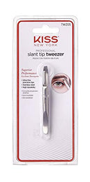 Kiss Slant Tip Tweezer, Ultra-fine precision tips, Stainless steel (TWZ05) Kiss