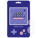 FaceTory PM Spot Fighter Acne Blemish Patches- for Pimples, Spot Treating and Acne Absorbing for Overnight/Nighttime, 78 Hydrocolloid Patches, 2 Sizes 12mm and 14mm FACETORY