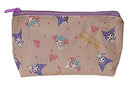 Sanrio My Melody × Kuromi Boat Type Cosmetics Pouch Bag (Happiness） Friend