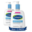 Face Wash by CETAPHIL, Hydrating Gentle Skin Cleanser for Dry to Normal Sensitive Skin, NEW 16 oz 2 Pack, Fragrance Free, Soap Free and Non-Foaming Cetaphil