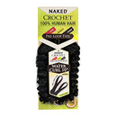 Naked Human Hair Crochet Braids Pre-Loop Type Water Curl 10" (NATURAL) (1-PACK, NATURAL) ORGANIQUE