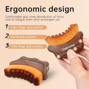 New Lymphatic Contour Face Brush - Facial Sculpting & Anti-Puffiness Tool | Ultra Soft Dry Brush for Jawline Massage & Lymphatic Drainage | Ergonomic Design (Brown, 3pc) Infinity Warehouse
