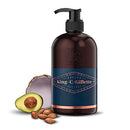 King C. Gillette Beard Wash, Mens Face Wash, 11 oz, Infused with Argan Oil and Avocado Oil to Cleanse Hair and Skin King C. Gillette