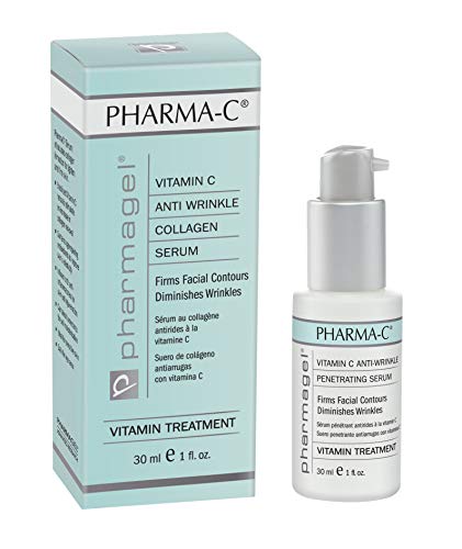 Pharmagel Pharma-C Vitamin Serum | Age Defying Facial Serum | Anti-Wrinkle Face Serum & Anti-Aging Serum | Age Spot Remover for Face - 1 oz Pharmagel