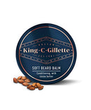 King C. Gillette Soft Beard Balm, Deep Conditioning with Cocoa Butter, Argan Oil and Shea Butter King C. Gillette