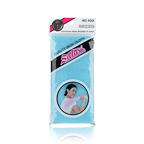 SALUX Nylon Japanese Beauty Skin Bath Wash Cloth/Towel - Blue SALUX