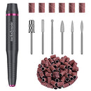 MelodySusie Electric Nail Drill, Portable Electric Nail Drill Machine for Acrylic Gel Nails, Professional Efile E File Manicure Pedicure Polishing Shape Tools for Home Salon Use, Grey MelodySusie